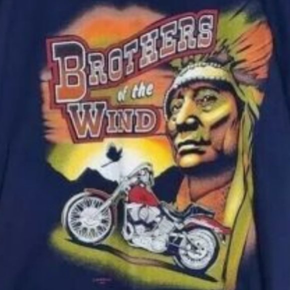 M.J. Soffe T Shirt Tee  Brothers Of The Wind Large - Picture 2 of 6